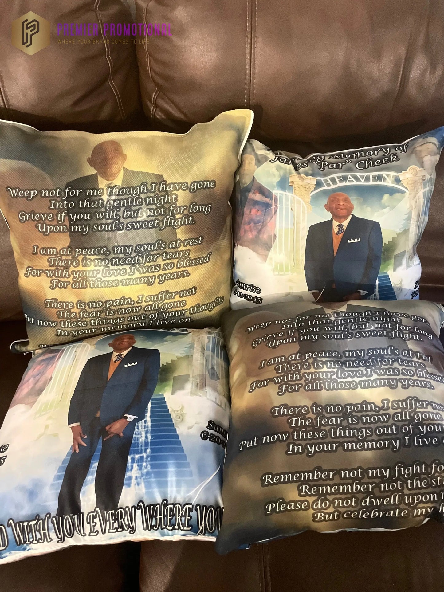 Memorial Pillow Preimer Promotional