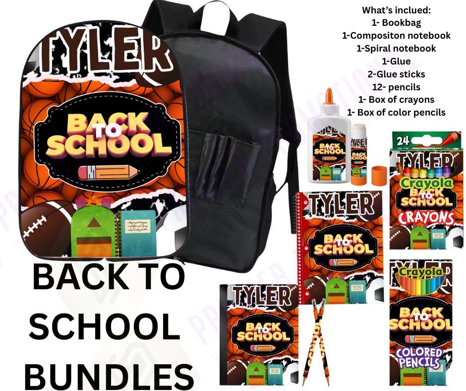 Back-to-School Bundle – Personalized 3-Piece Set