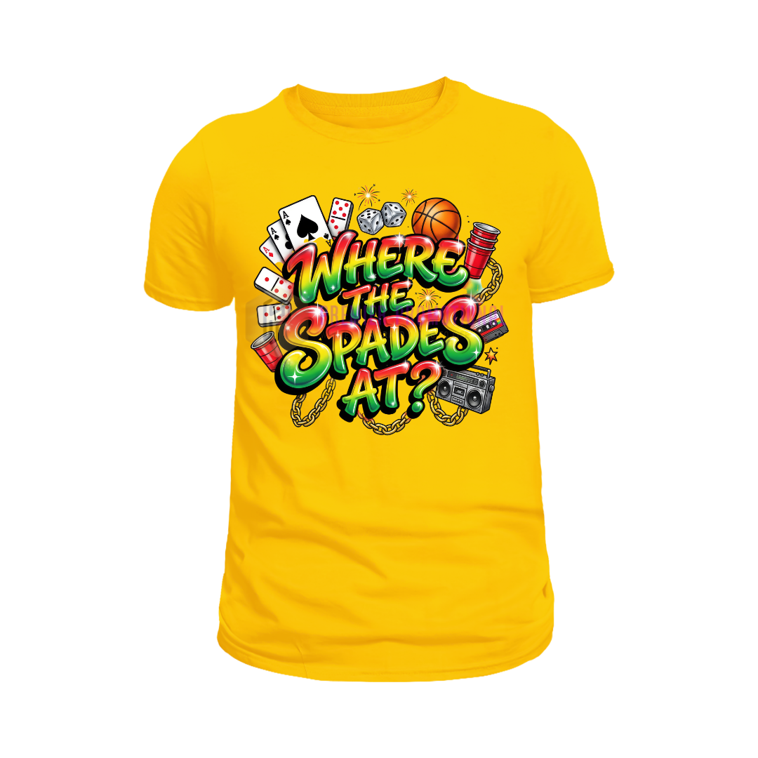 Where the spades at Juneteenth T-shirt