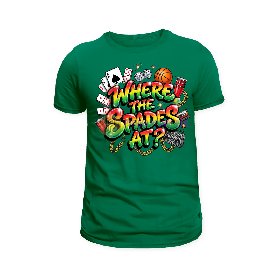 Where the spades at Juneteenth T-shirt