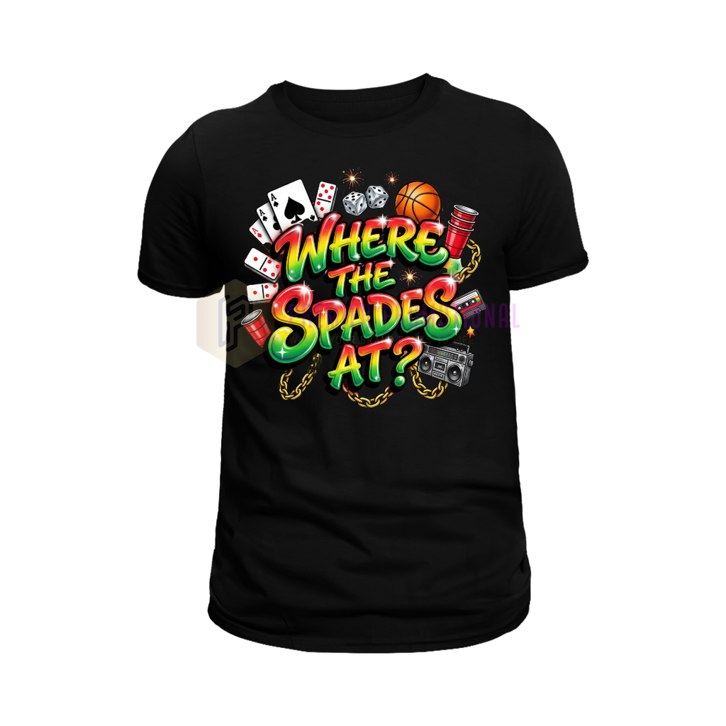 Where the spades at Juneteenth T-shirt