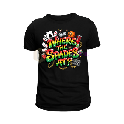 Where the spades at Juneteenth T-shirt