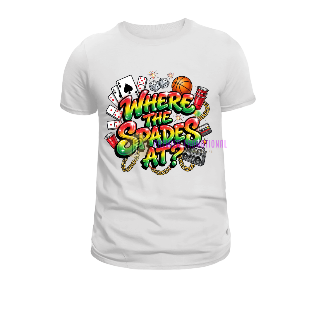 Where the spades at Juneteenth T-shirt