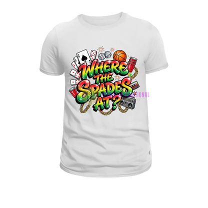 Where the spades at Juneteenth T-shirt