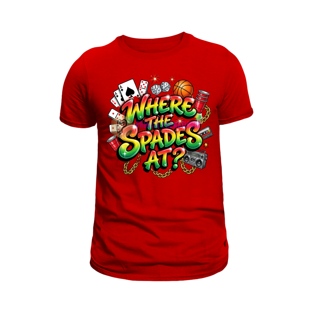 Where the spades at Juneteenth T-shirt