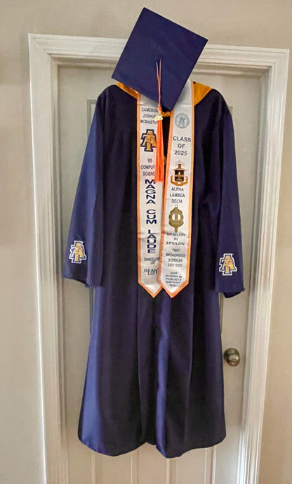 Custom Graduation Stole (w vinyl) Preimer Promotional