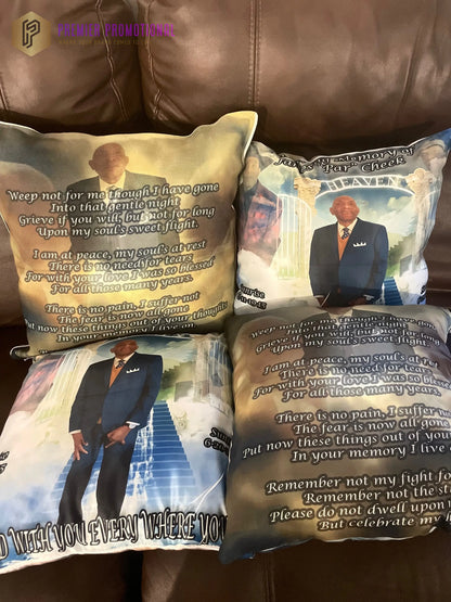 Memorial Pillow Preimer Promotional